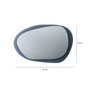 Hanah Home Aqua A344 Espejo de Cristal Templado Fume
